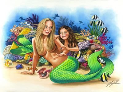 MM5. Mommy Mermaid - Garry Palm